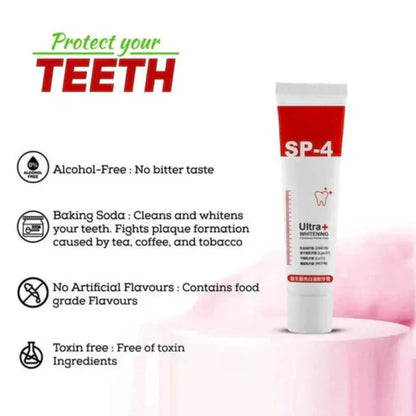 SP-4 Probiotic Brightening and cleaning toothpaste (Buy1 Get 1 Free)