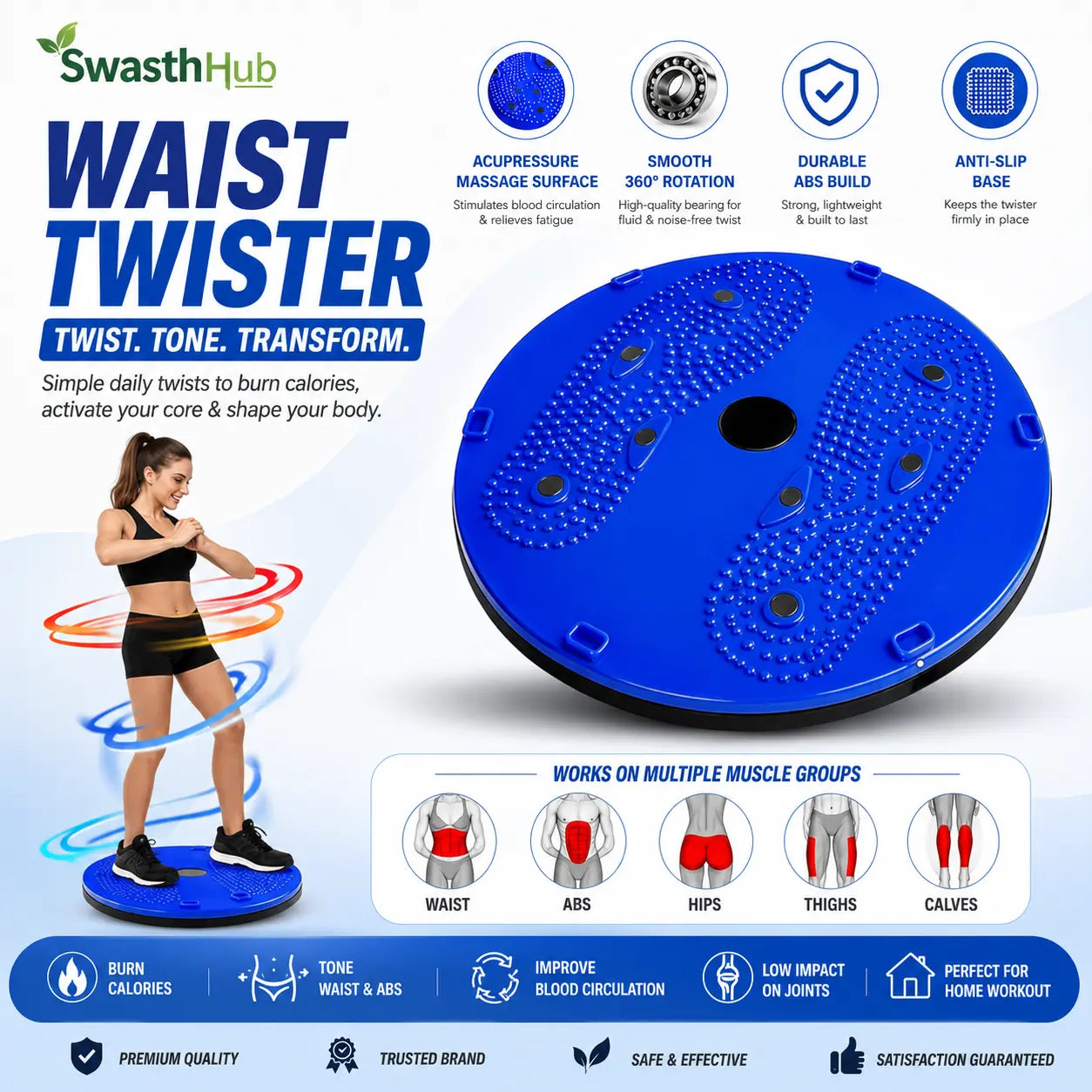 Tummy Twisters Compact Core Fitness Solution ( 50% off today only )