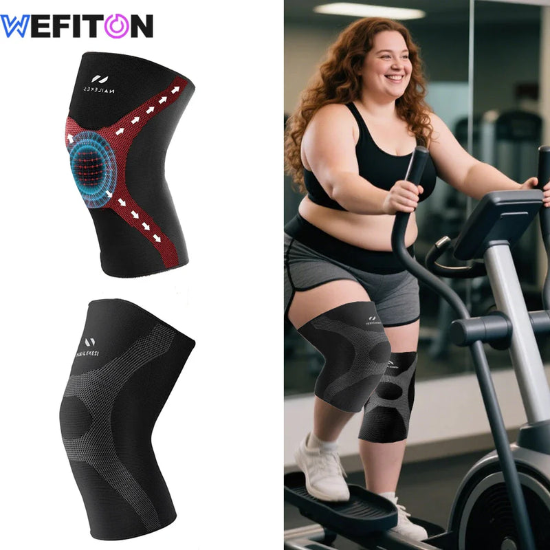 1Pair Knee Brace for Women &Men - Workout Knees Compression Sleeve for Knee Pain Relief Joint Support for Arthritis,Fitness,Work