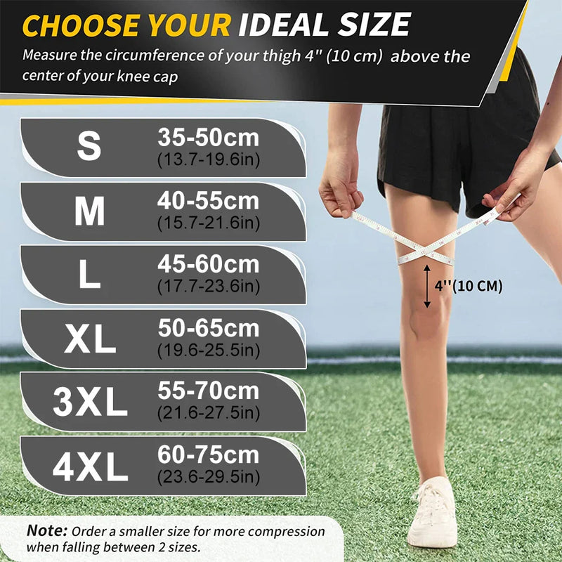 1Pair Knee Brace for Women &Men - Workout Knees Compression Sleeve for Knee Pain Relief Joint Support for Arthritis,Fitness,Work