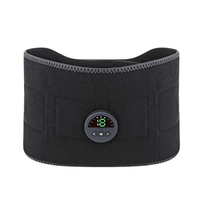 EMS 9 Gears Abdominal Muscle Stimulator Training Belt Trainer  Abdominal Fitness Home Exercise Weight Loss Fitness Massager