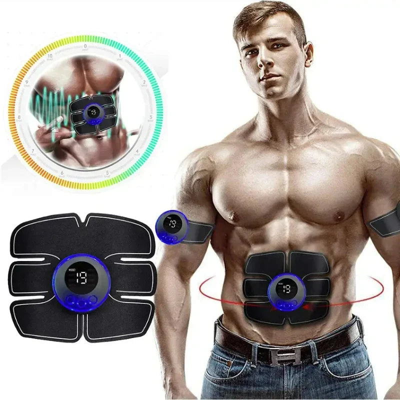 Abdominal Muscle Massager Fitness ABS Arm Training Patches Muscle Exercise Instrument USB Charging  Men Purses women Abs