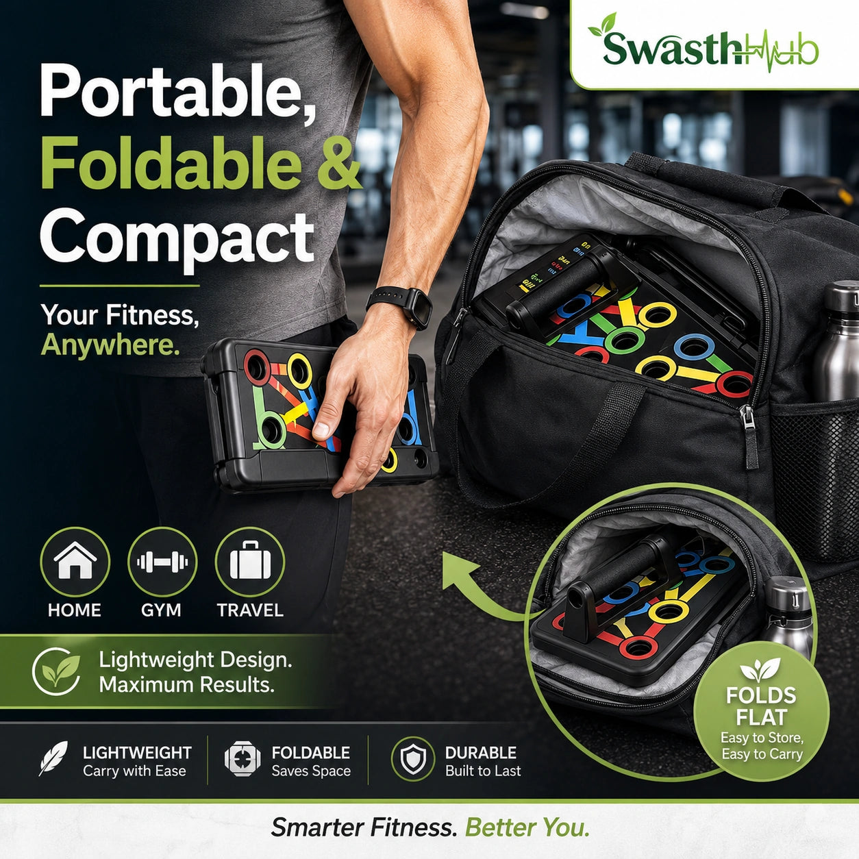 Multipurpose (16 in 1) function Push Up Board (Get 50% Off Today Only)